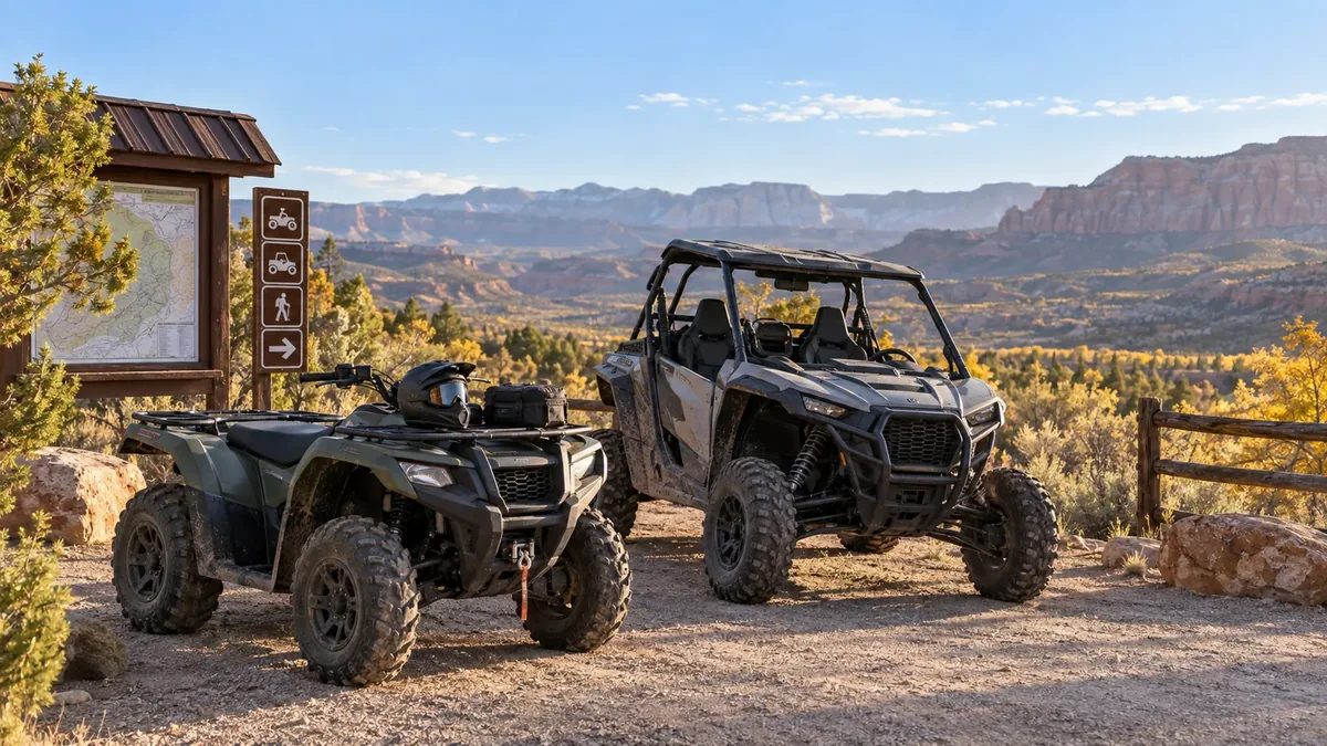 Seasonal atvs and utvs planning landscape for the Pennsylvania Wilds field guide