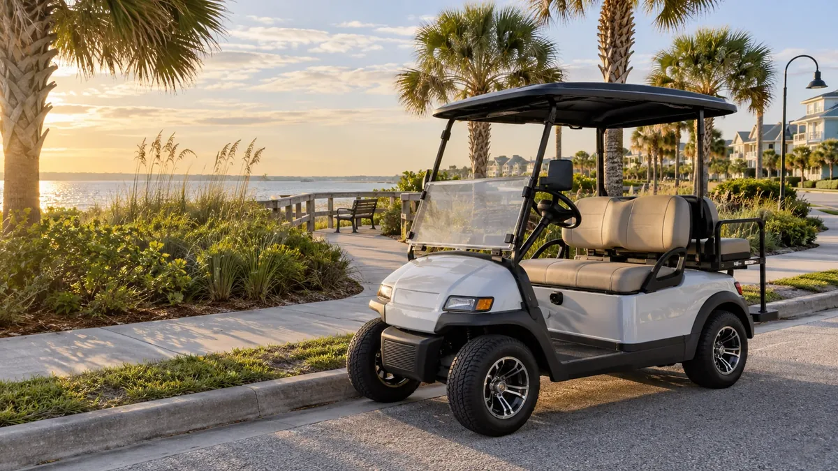 Seasonal golf carts planning landscape for the United States field guide
